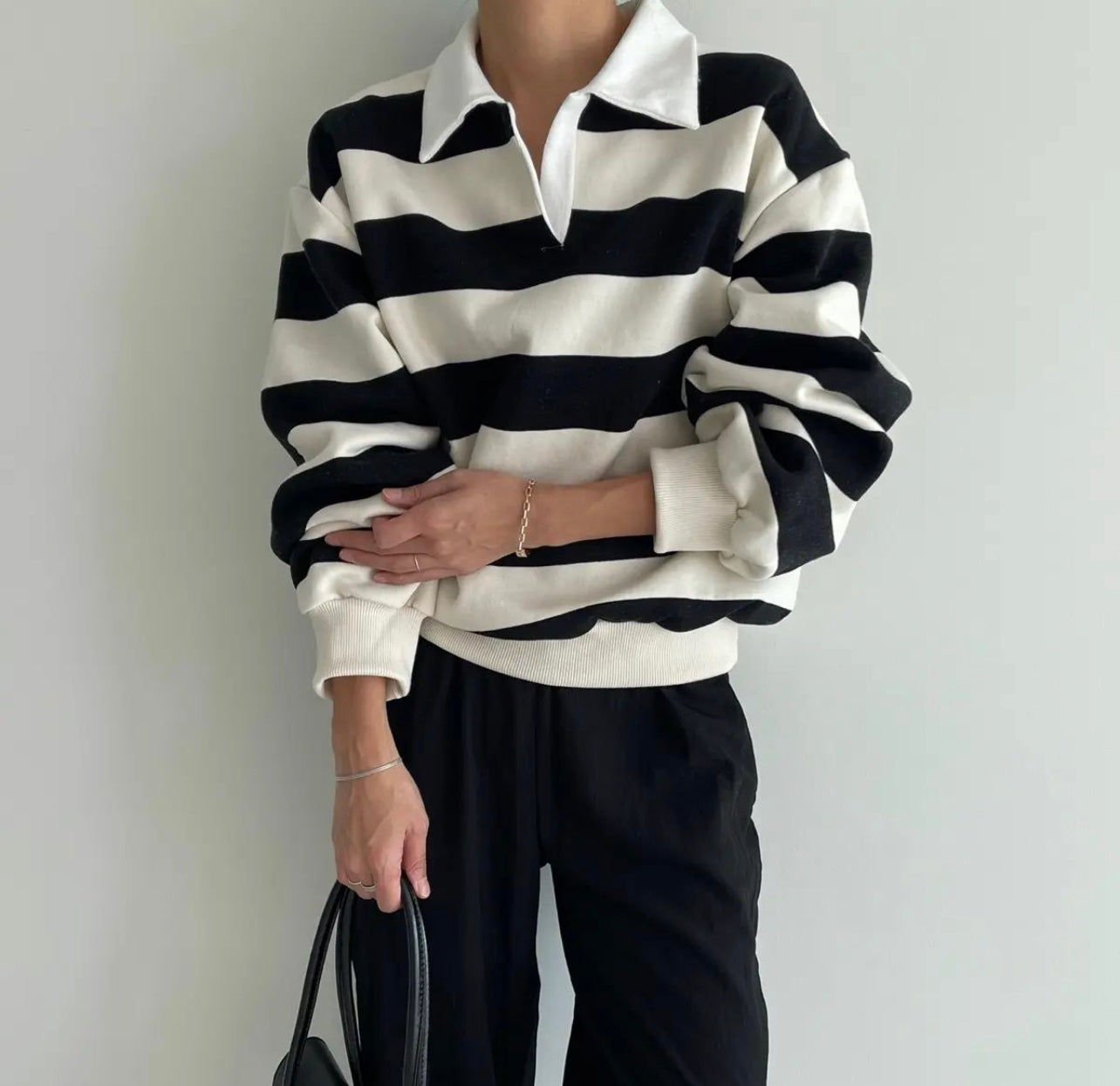 Striped Long Sleeve Top